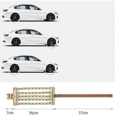 Liukumattomat ketjut Toffcaea-autoille, 8 kpl, näyttely