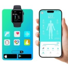 Padlósúly Healthkeep, on Android és iOS, 180 kg intelligens fürdőszoba súlya Bluetooth test összetételének elemzése