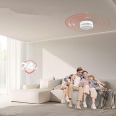 Physen WLAN Smoke Sensor, verpakking 6 stuks draadloze sensoren met rookalarm en toepassing, voor bescherming van het huis en ka