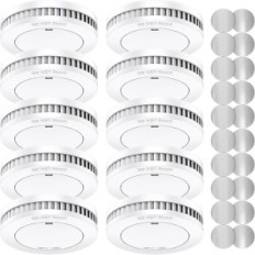 1600 MAH Rook Sensor 10 stks. Witte set van draadloze Xindum-sensoren aangedreven door een hoge gevoeligheid van de batterij