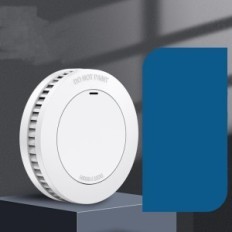 1600 mah røykføler 10 stk. Hvit sett med trådløse Xindum sensorer drevet av batteri Høy følsomhet