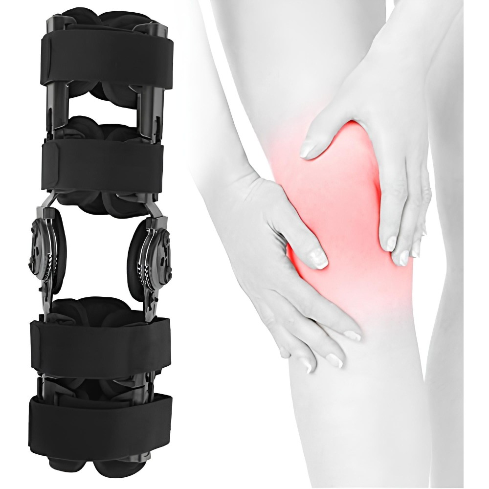 Stabilisateur du genou Zjchao Support orthopédique, réglable pour ACL