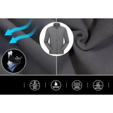 MAPAMYCO Menns jakke 3in1 med fleece for regn og snø, størrelse XL