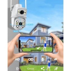 Kamera monitoringu ANBIUX, 5W, 12V, Wi-Fi, kompatybilna z Alexa, 2 szt.