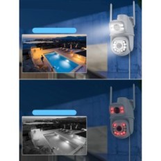 Anbiox, 5W, 12V, "Wi-Fi" stebėjimo kamera, suderinama su "Alex", 2 vnt.