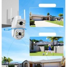 Anbiox, 5W, 12V, "Wi-Fi" stebėjimo kamera, suderinama su "Alex", 2 vnt.