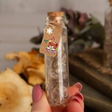 45pcs rør med stopper, mini krukker 20 ml Hualiang glasbeholdere til prøver og krydderier