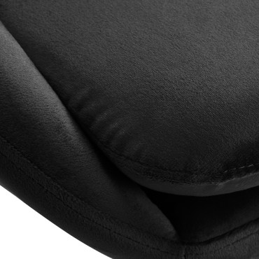 4Rico draaistoel QS-MF18G zwart — detail zitvlak