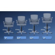 Removable gas spring chemical spring 9 inches to 13 inches, jump 4 ''