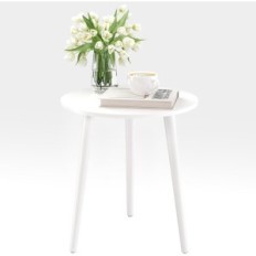 Gebruikte tafel tafel ronde 42 cm, hoogte 51 cm Scandinavische Apicizon