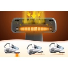 DIBEA Ηλεκτρική σκούπα για 15KPA UV-C, 300W, αφαιρεί το 99,99% των αλλεργιογόνων