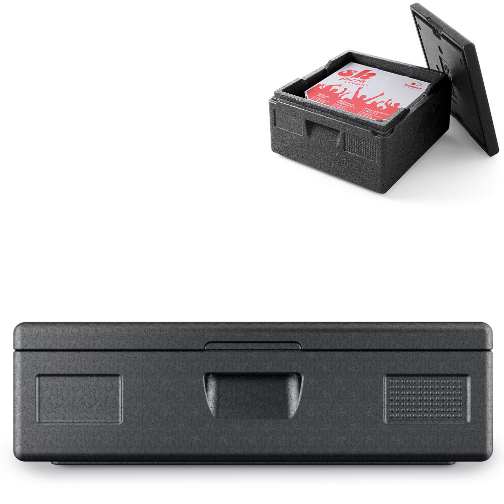 Thermische thermische isolatiecontainer voor pizza 3 x pizza wo. 50cm