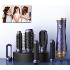 Στεγνωτήρας μαλλιών και Atopskins WT-623 6W1 Hairbrush με τοποθέτηση
