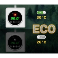 Ecocalm KP-RV222 fan for radiator with thermostat, set of 2 pcs