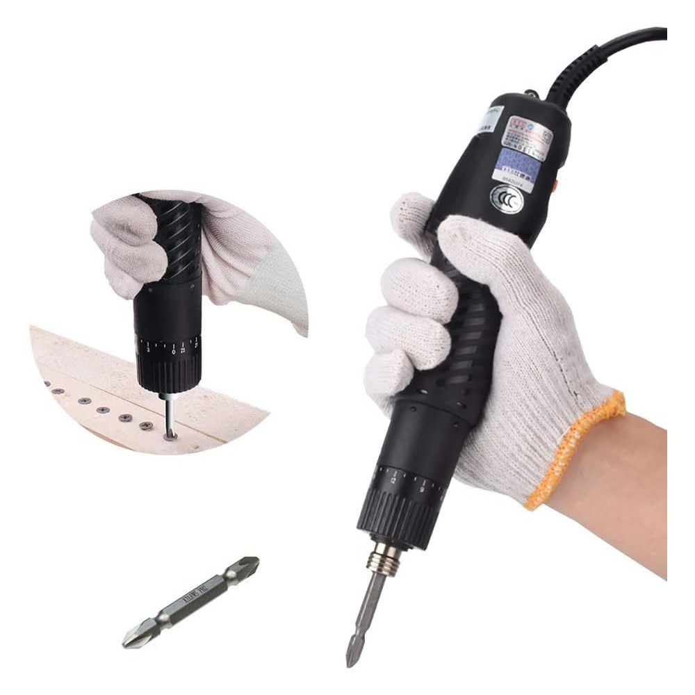 Chave De Fenda Elétrica MxBaoheng BSD-102 0.4-3,5 NM, 220V, 2 Dicas