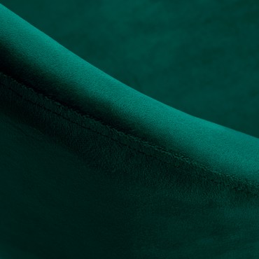 4Rico otočná stolička QS-MF18G zelená — detail opierky ruky