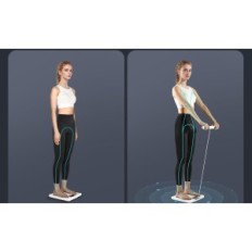 Arboleaf Gulvskala, Bluetooth Electronic Scale med Body Composition Analysis og mobilapplikasjon, brukt