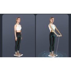 Arboleaf Gulvskala, Bluetooth Electronic Scale med Body Composition Analysis og mobilapplikasjon, brukt