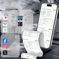 Escalas de piso de arboleaf, báscula electrónica Bluetooth con análisis de composición corporal y aplicación móvil, usado