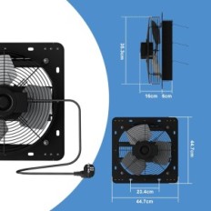 Aygrochy eksosvifte, 350 mm, 240 V, 75 W, 52 dB