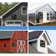 Ayrochy väljalaskeventilaator, 350 mm, 240 V, 75 W, 52 dB