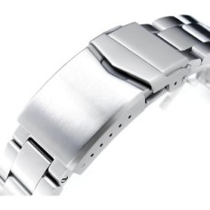 Brukt Miltat Watch Strap for Seiko SSC813P1 20 mm Silver L