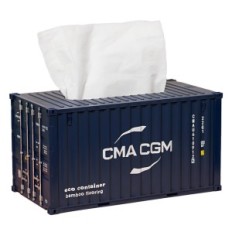 Κουτί κουτί σε χαρτοπετσέτα Resteq CMA CGM, μοντέλο για διακόσμηση