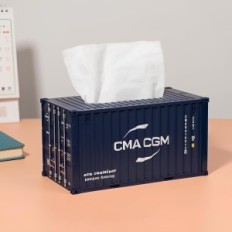 Ubrousek box kontejner resteq CMA CGM, model pro dekorace