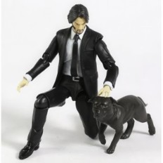 Action Figure John Wick with a dog, a set with accessories