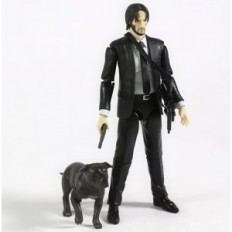Action Figure John Wick con un cane, un set con accessori