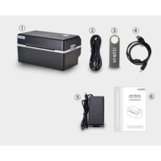Vretti, Bluetooth, Thermal Label -tulostin, DHL ja Amazon