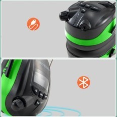 Protear Bluetooth Beskyttelseskontrakt 5.3 Radio DAB + / FM SNR 30 dB, lysegrønn