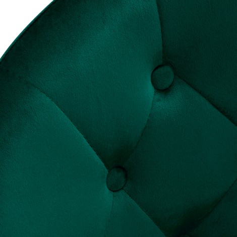 4Rico drejestol QS-BL12G grøn — nærbillede af sæde