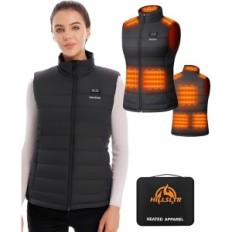 Hillsltr Verwarmd vest, 8 Warmtezones, geen powerbank, maat S