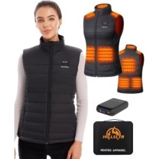 HairLTR heated vest, 8 heat zones, 3.7V, size S