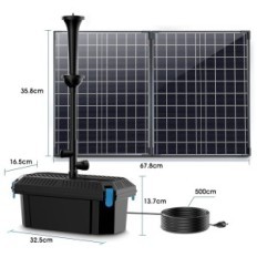 Bilsol-filter med en pumpe 2100L / t til 5000L, utstilling