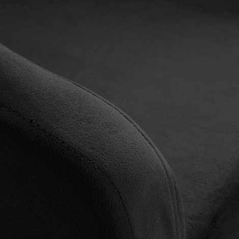 4Rico Drehstuhl QS-BL14G schwarz — Detailaufnahme Armlehne