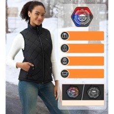 Women's WaistWeign degradado GOTOBI, 16,000 MAH, NEGRO, TAMAÑO M