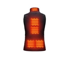 Gotobi Damen beheizte Weste, 16000 mAh, 7,4V, schwarz, Größe m