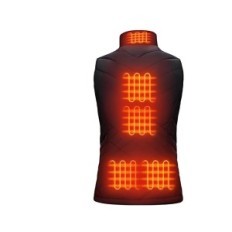 Gotobi γυναικείο θερμαινόμενο γιλέκο, 16000 mAh, 7.4V, μαύρο, μέγεθος m