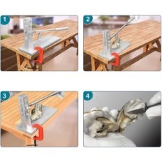 Gebrauchte Oyster-Butt Butter Kit Messer und Küchenöffner