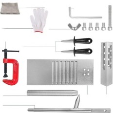 Kit de mantequilla de tope de ostras usados y abridores de cocina