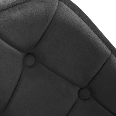 Fauteuil pivotant 4Rico QS-BL14G gris — gros plan assise