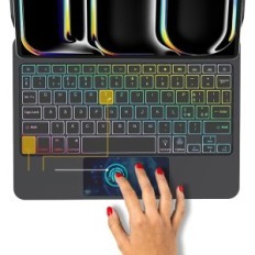 Sengbirch P129 teclado iPad Pro 13 "M4 - Qwertz Teclado