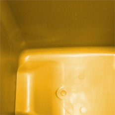 Korg för segregeringsbehållare för sortering av sopor och avfall - Gul URBA 21L