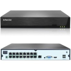 Evtevision NVR 32CH 4K Recorder - Remote Access, 16 Poe porti, bez HDD