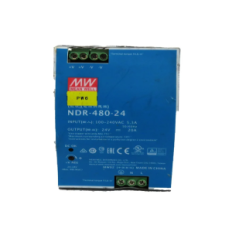 DIN geležinkelio maitinimas su vienu aukščio NDR-480-24 AC-DC išėjimu