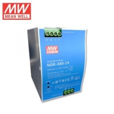 Alimentation sur le rail DIN avec une puissance moyenne NDR-480-24 AC-DC Sortie