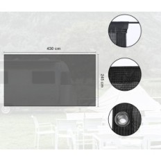 Parede frontal para a câmera Phatrip 2.45 m x 4,30 m Viseira de sol impermeável para barracas e campista