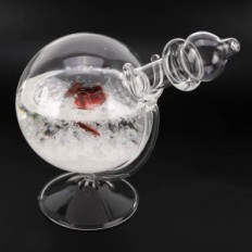 Glas Sturm Globus Wasserform Wettervorhersage Kristallflasche
